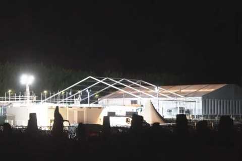 I’m A Celebrity crew battle through the night to repair damaged set in desperate bid to bring back..