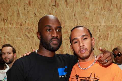Lewis Hamilton pays emotional tribute to Louis Vuitton fashion designer and close pal Virgil Abloh..