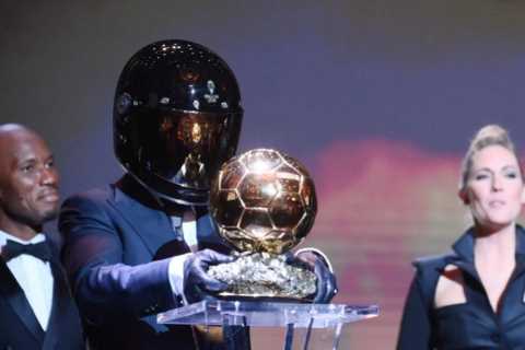 Fans in hysterics as ‘Daft Punk reunite’ at Ballon d’Or ceremony to deliver Lionel Messi’s seventh..