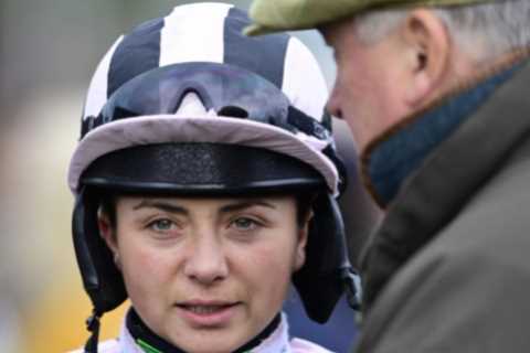 Bryony Frost claims Robbie Dunne ‘opened his towel and shook himself’ in front of her and found it..