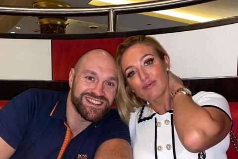 Romantic Tyson Fury takes wife Paris out for birthday meal as he takes break from training Tommy..