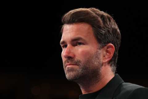‘Rent free’ – Eddie Hearn hits back at Floyd Mayweather’s manager after calling Matchroom chief..