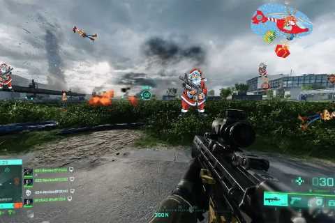 Battlefield players are FUMING over ‘goofy’ Fortnite inspired Christmas skins
