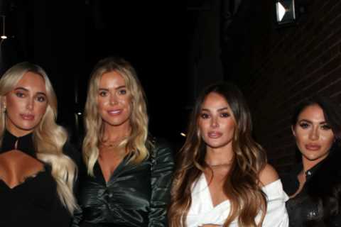 Towie’s Courtney Green and Chloe Meadows return as they’re spotted filming shock scenes with cast