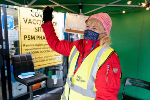 Vaccine rollout is like a war – big-hearted Brits down tools and walk on water, says Jabs Army..