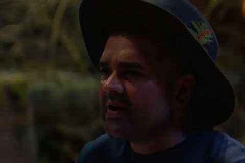 I’m A Celeb’s Naughty Boy snaps at Simon Gregson ‘stop looking at my a**e’ in fiery camp spat