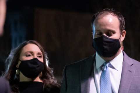 Josh Duggar and wife Anna look MISERABLE as they leave courthouse after week one of ex TV star’s..