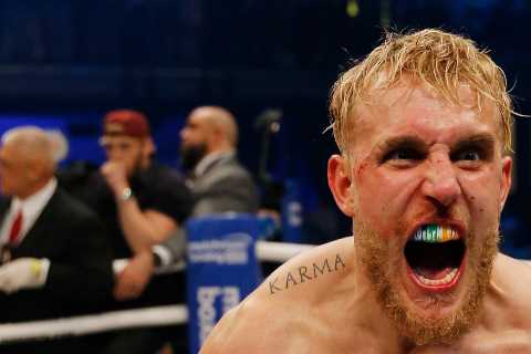 Tommy Fury’s opponent Jake Paul detached bare-knuckle fighter’s top lip with savage uppercut in..