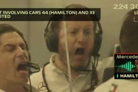 Watch Mercedes chief Toto Wolff go berserk as Max Verstappen makes Lewis Hamilton hit him in..