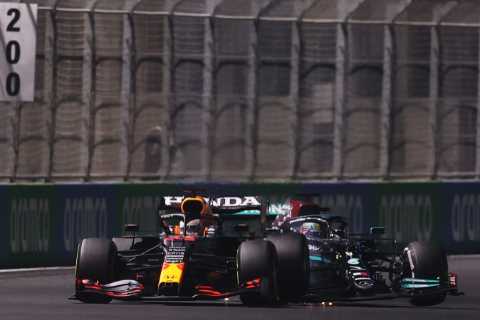 Lewis Hamilton slams Max Verstappen after frantic Saudi Arabian GP as F1 title rivals gear up for..