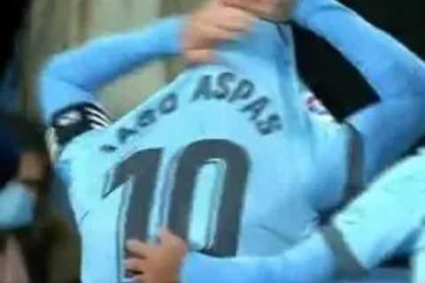 Liverpool flop Iago Aspas ‘smarter than Einstein’ with genius way of ‘purposely’ getting suspended..