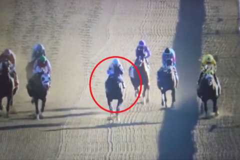 Top jockey Irad Ortiz Jr hit with rare 30-day ban after ‘most dangerous’ mid-race move ever