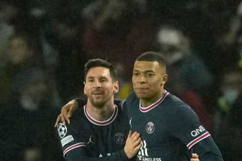 Kylian Mbappe switches allegiance from Cristiano Ronaldo to PSG team-mate Lionel Messi in GOAT..