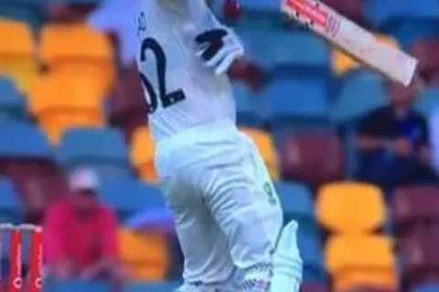 ‘One of worst I’ve seen’ – Watch England’s Mark Wood hit Australia’s Travis Head on CHIN with..