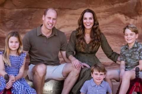 Prince William and Kate unveil annual Christmas card – and George, Charlotte and Louis are adorable