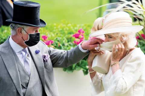 Prince Charles and Camilla show their affectionate side in unusually summery Christmas card