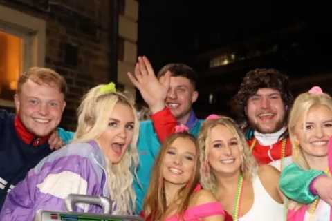 Revellers hit the town for rowdy pre-Christmas partying before Plan B Covid restrictions hit