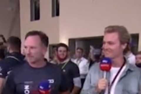 Sky Sports viewers left bemused after deciding to interview Geri Horner just moments after greatest ..