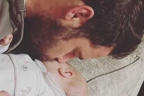 Emotional moment I’m A Celeb winner Danny Miller is reunited with son Albert after three weeks away