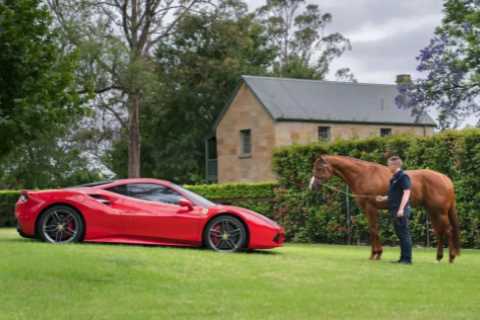 Billionaire former Man Utd owner’s son offers brand new £250,000 Ferrari to racing fans in amazing..