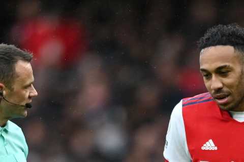 Arsenal outcast Pierre-Emerick Aubameyang urged to ‘give up’ captain’s armband to one of two players