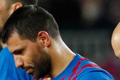 Barcelona star Sergio Aguero will retire aged 33 due to heart problems this WEEK, according to..