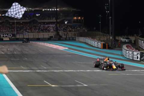 Red Bull chief Christian Horner breaks down in tears as Max Verstappen dramatically wins F1 world..