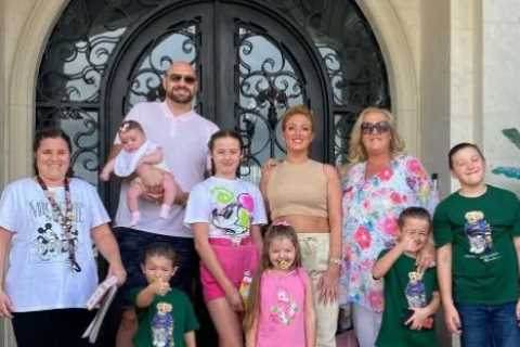 Tyson Fury whisks Paris and their six kids off to Disneyland Florida for ‘holiday of a lifetime’..
