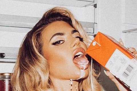 Love Island’s Megan Barton Hanson sizzles in sexiest ever shoot as she strips down to a thong and..