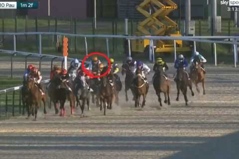 Watch jockey’s incredibly cocky ride that makes a mockery of rivals with devastating late move