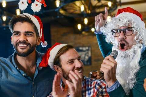 Brits face choice of parties in pub with mates or spending Christmas day with their families as..