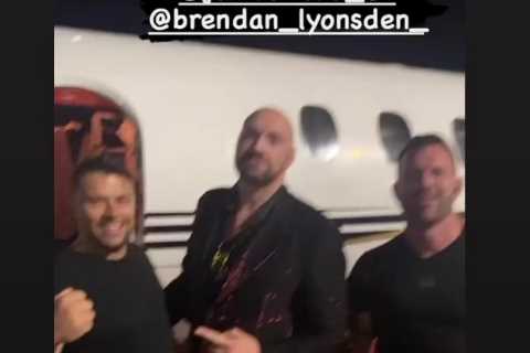 Tyson Fury takes private jet from Orlando to New York before jumping in helicopter for Times Square ..