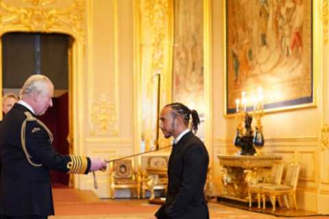 ‘Many who are knighted don’t deserve it’ – Sir Lewis Hamilton’s gong blasted by ex-F1 chief..