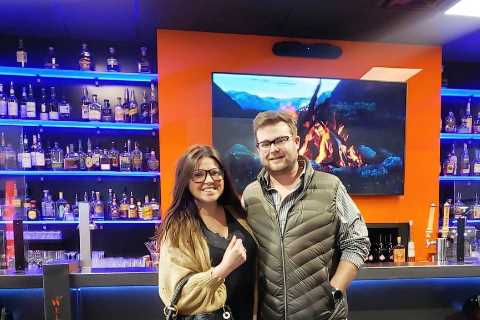 Inside Amy Duggar’s husband Dillon King’s sleek Arkansas restaurant featuring a cigar lounge, bar..