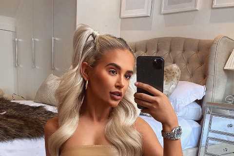 Molly-Mae Hague shows off new green nails to match her £3,850 Van Cleef bracelet