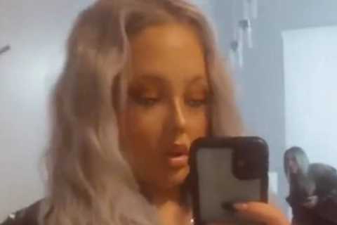 Teen Mom Jade Cline shows off curves in a crop top &amp; tight jeans after butt lift, boob job..