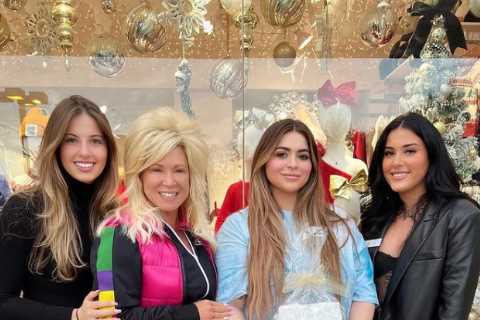 Long Island Medium Theresa Caputo wears neon pink vest with pregnant daughter after star was..
