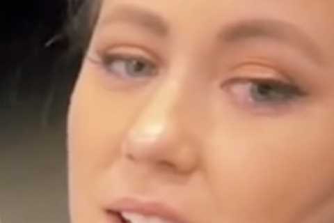 Teen Mom Jenelle Evans mocked for twerking in a tiny red dress against her car at a GAS STATION on..