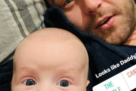 I’m a Celeb champ Danny Miller shares sweet snap of son Albert after revealing fiancee Steph has..