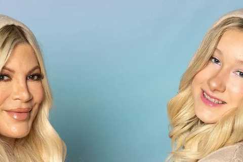Tori Spelling twins with daughter Stella, 13, in rare photos as star’s marriage crisis with Dean..