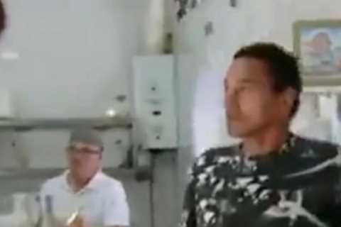 Ex-Uruguay ace Dario Silva works in pizza restaurant as waiter after having his leg amputated in..