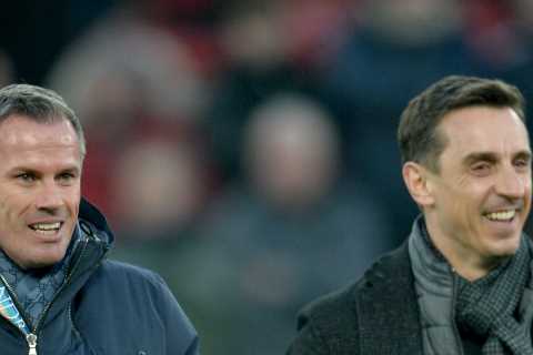 Neville and Carragher pick teams of the season so far – but argue over three key positions as..