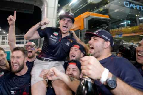 F1 stars vote Max Verstappen as driver of year ahead of Lewis Hamilton after Red Bull ace’s..