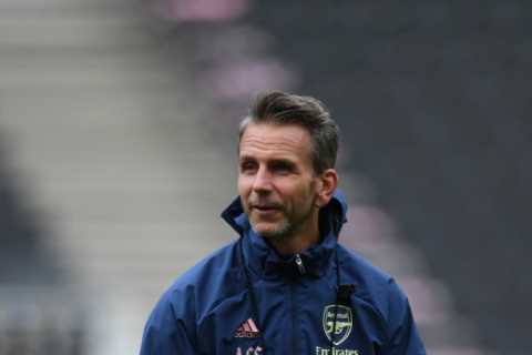 Arsenal could be left with skeleton coaching staff against Man City after Covid outbreak ‘spreads’