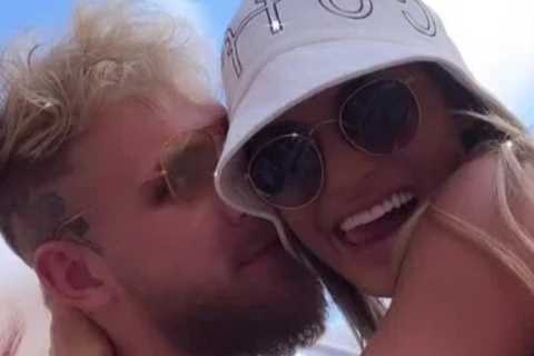 Jake Paul follows Mike Tyson on holiday to St Barts with girlfriend Julia Rose after calling out..
