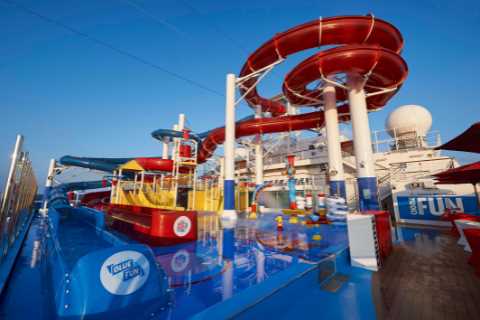 Cruise from California to Mexico with an emphasis on entertainment and fun with a capital F