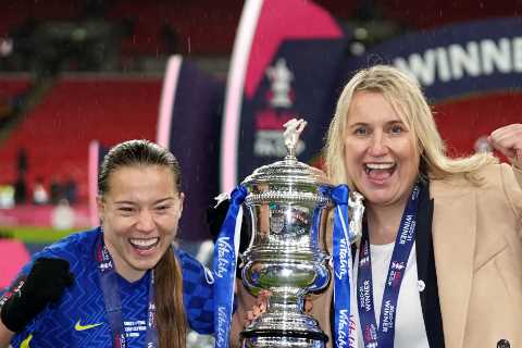Treble-winning Blues chief says OBE for Chelsea’s successes on the pitch came as a ‘huge shock’