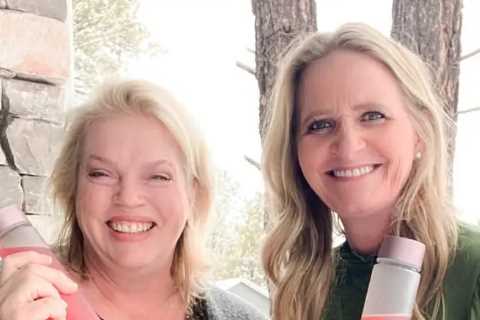 Sister Wives’ Christine Brown cuddles up to Janelle after dumping husband Kody and moving to Utah..