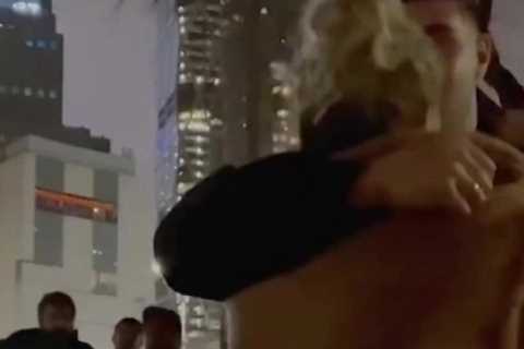 Molly-Mae kisses Tommy Fury as they ring in 2022 on romantic NYC trip – but there’s no sign of an..
