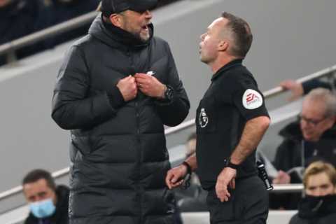 Paul Tierney taken off Chelsea vs Liverpool at last minute weeks after Jurgen Klopp’s explosive..